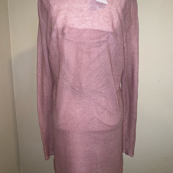 Free People Blush Lace Knit Sweater Dress - Picture 5 of 7